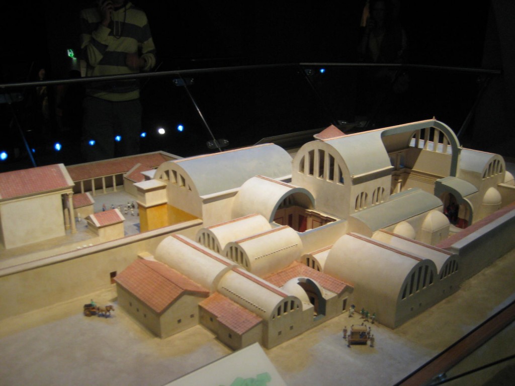 Model of Roman Baths