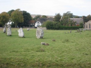 IMG_8060 Avebury - check out the sheep scratching on the rock