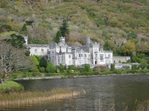 IMG_9835 Kylemore Abbey - a 19th century "castle" built by a very rich guy for his beloved wife. For the last 100 years, it has been an elite boarding school, currently in its last year of instruction. Transitioning to a tourist attraction.